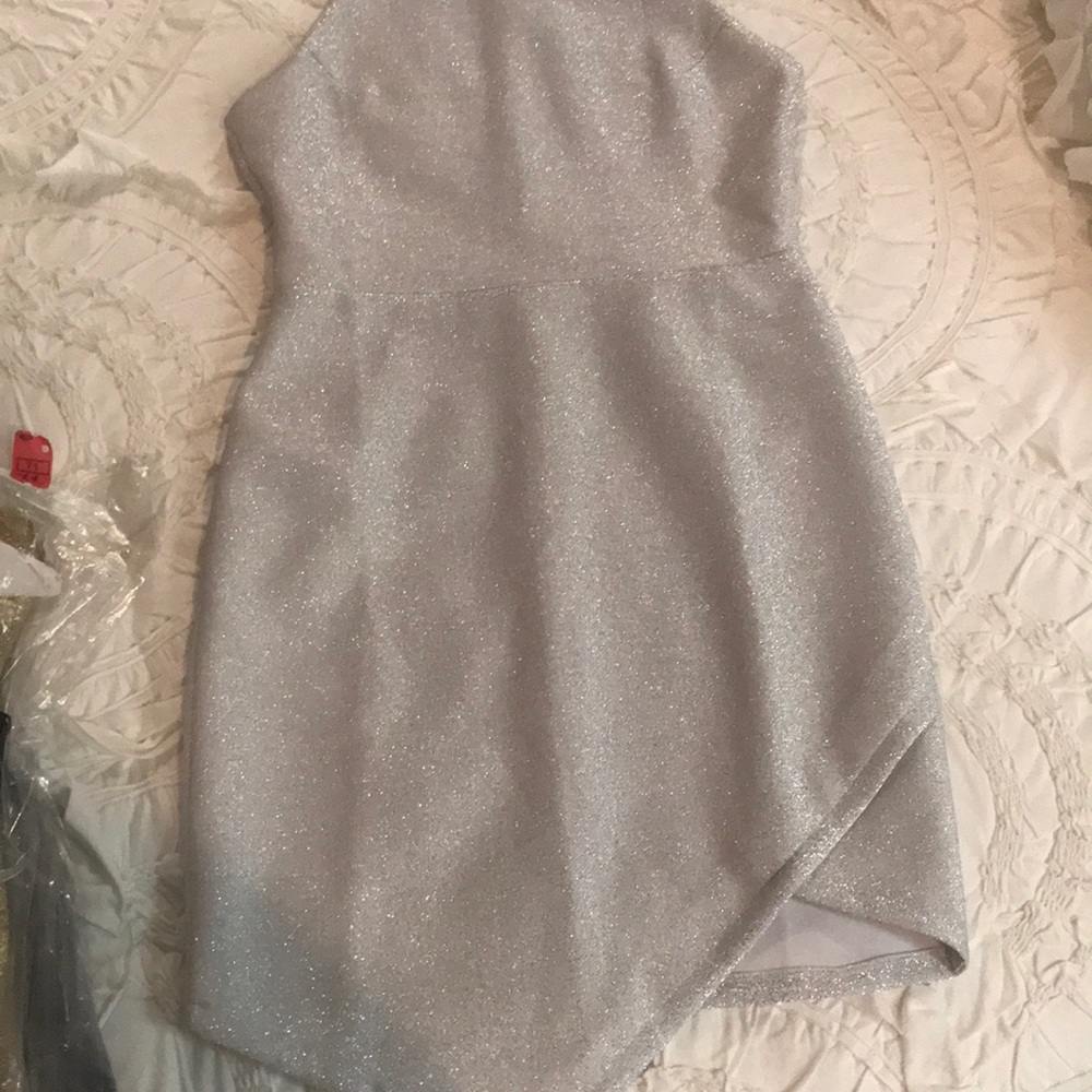 Top shop silver cocktail dress